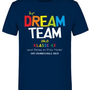 Grundschule Abschluss Shirt Geschenk Dreamteam