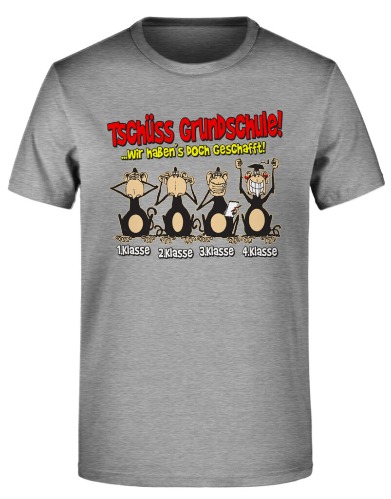 Abschluss T-Shirts Grundschule Geschenk doch geschafft