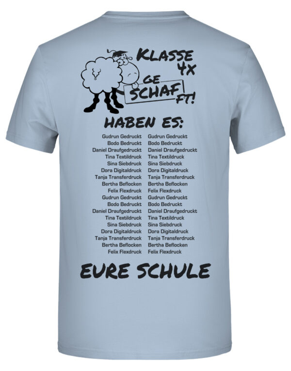Grundschule Abschluss T-Shirts Namensliste geschaft